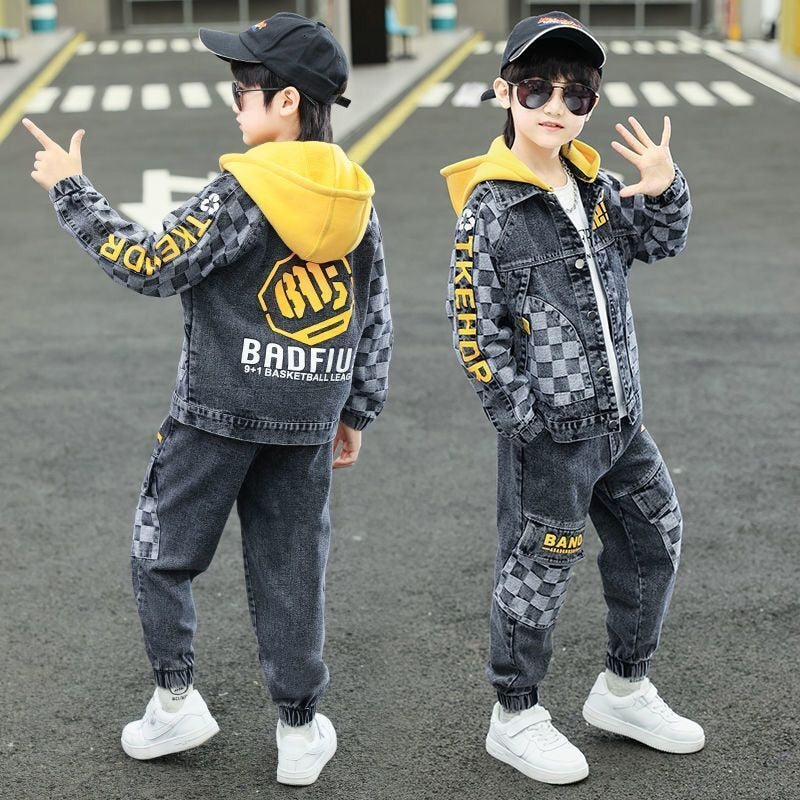 Sweat Suit - Coat + Pants Cotton 2Pcs/Sets