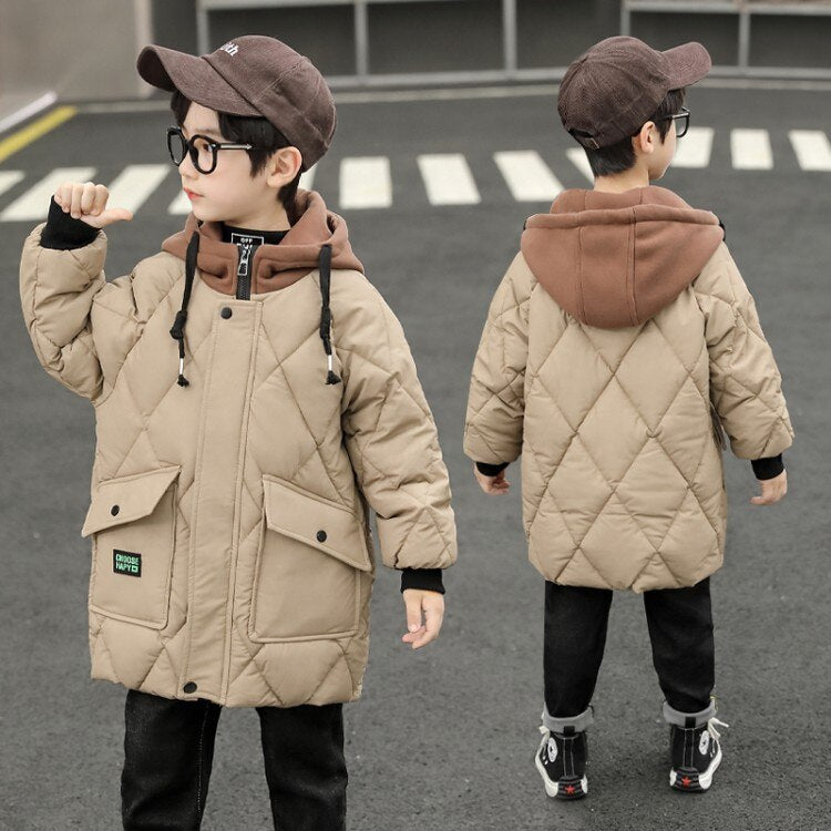 Coat - Children Winter Cotton Jacket Boy