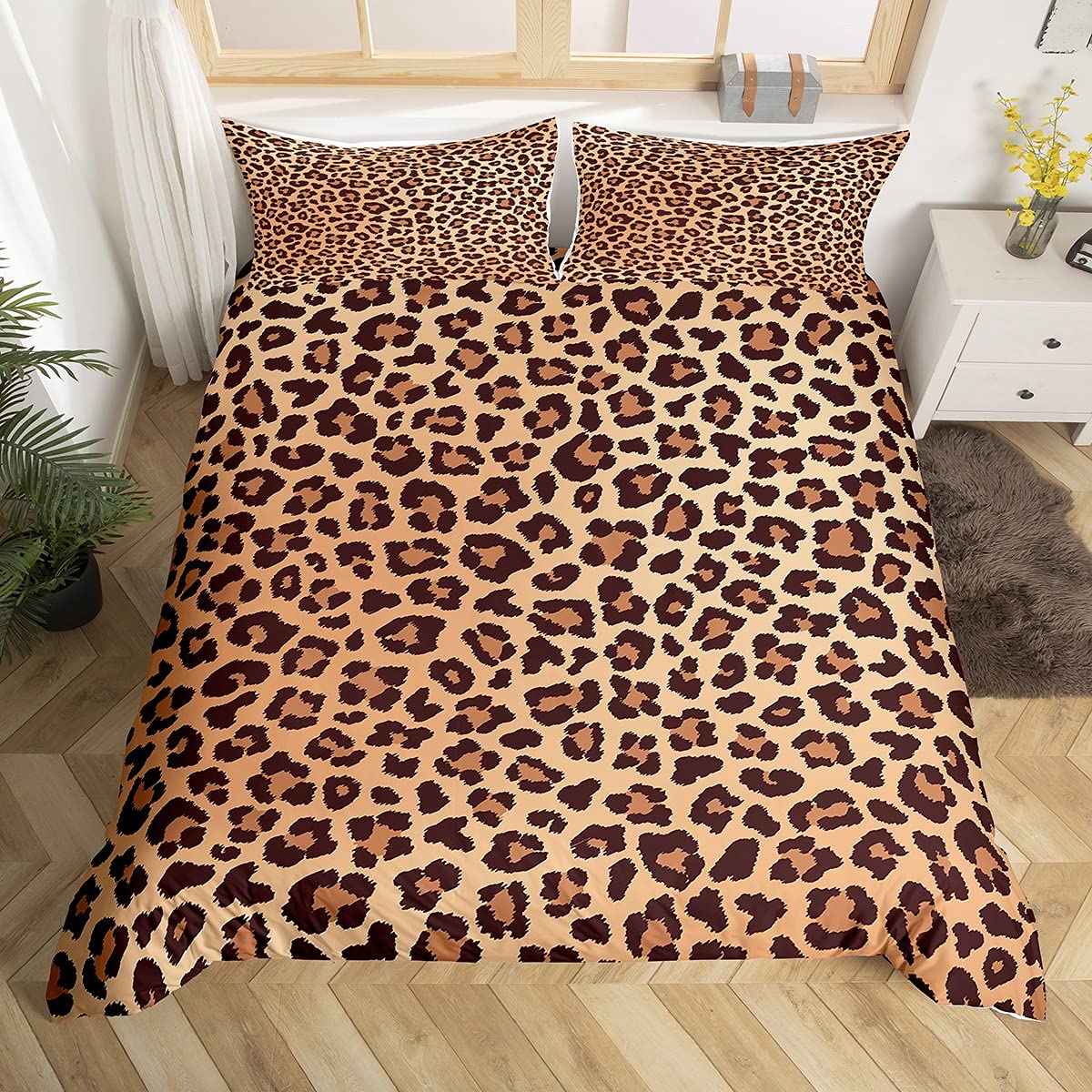 Leopard Print Bedding Set