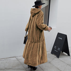 Coat - Winter Leopard Fur Jacket