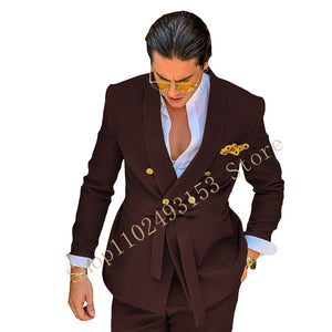 Suit - New Design Green Male Suits