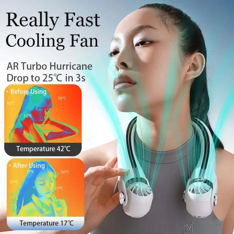 Portable Hanging Neck Fan