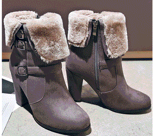 Plush Women Warm Ankle Boots