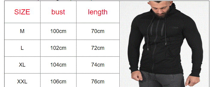 Men's  Muscle Fitness Hoodie  