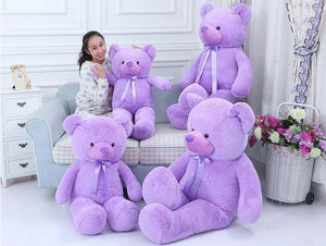 Plush Hot Lavender Teddy Bear