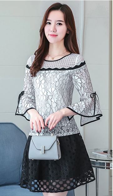 Women Lace Crochet Blouses