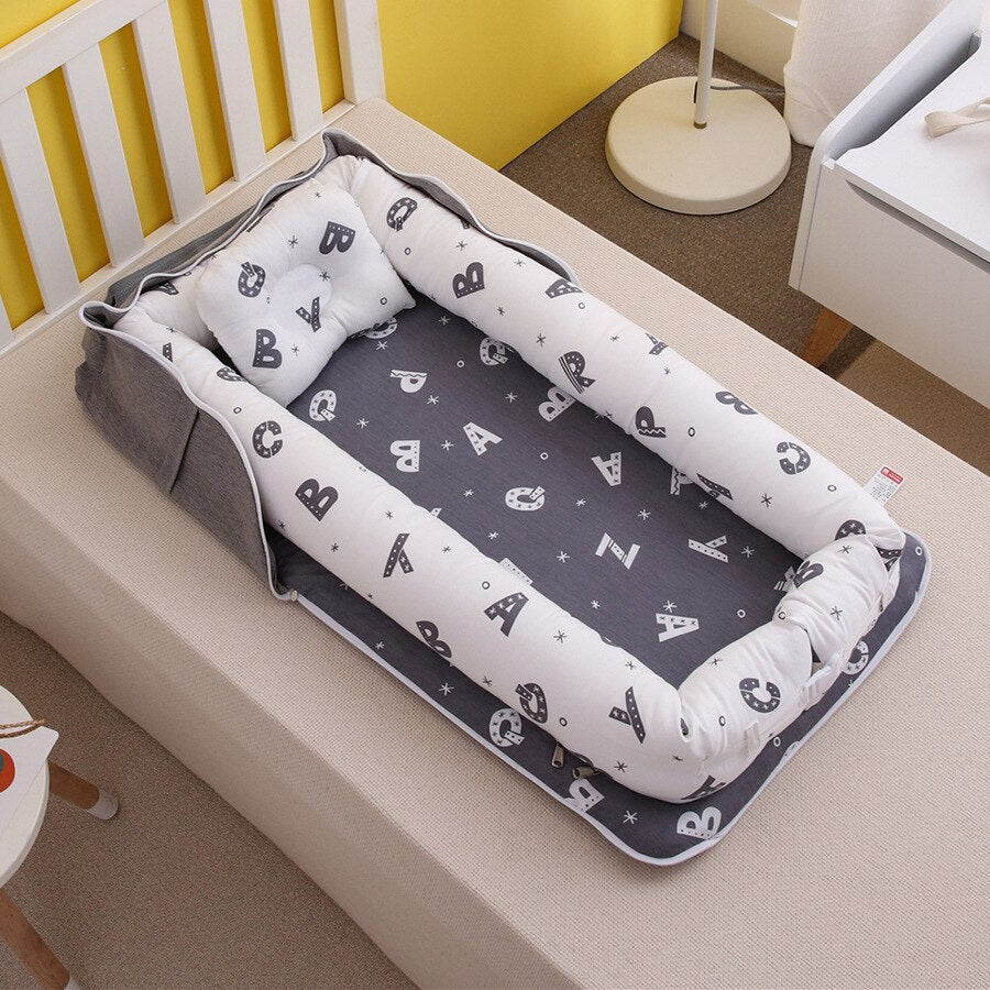 Baby Crib Cot Newborn Sleeping Nest Bedding