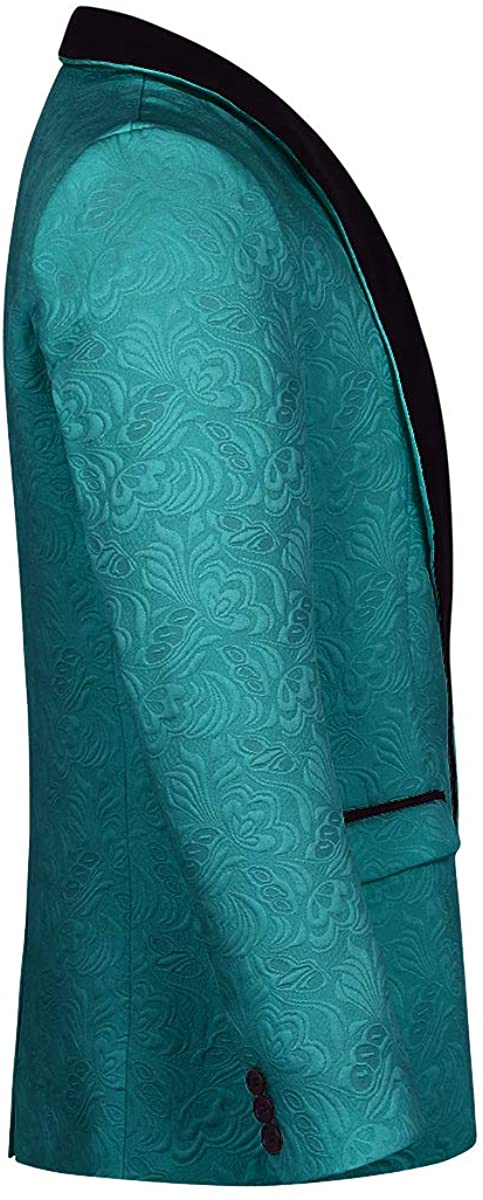 Teal Green Men's Suits