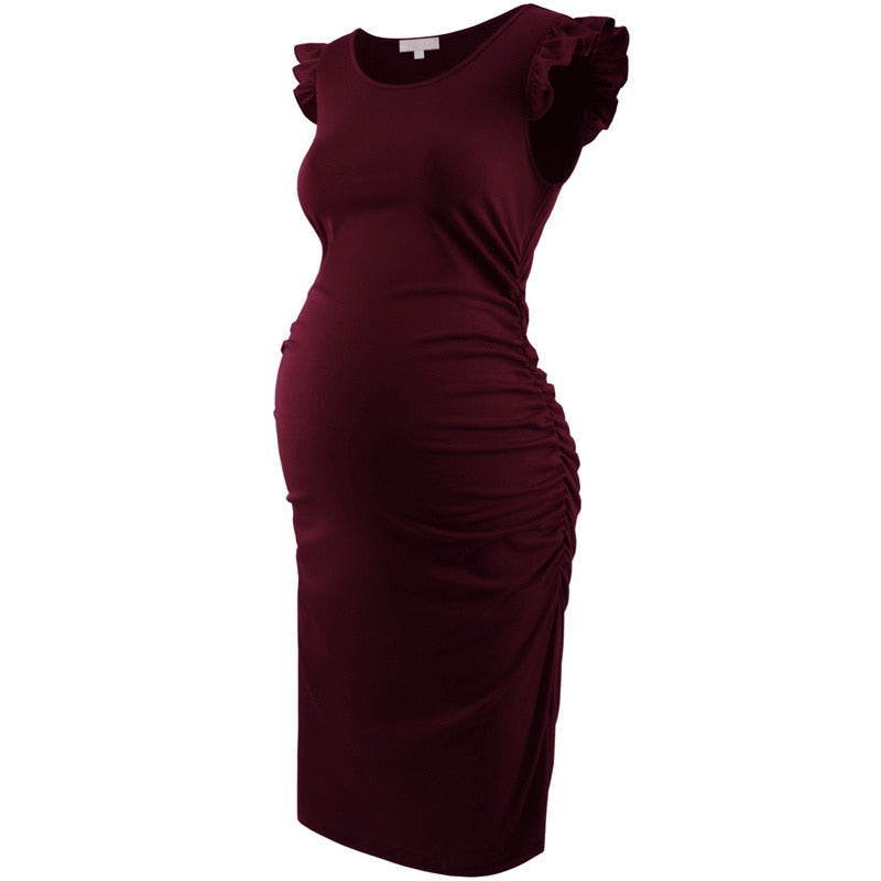 Summer Maternity Stretchy Dress