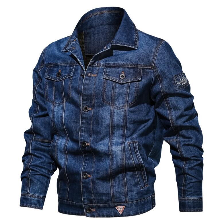 Solid Winter Denim Jacket