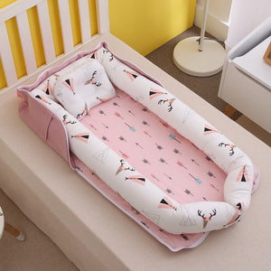 Baby Crib Cot Newborn Sleeping Nest Bedding