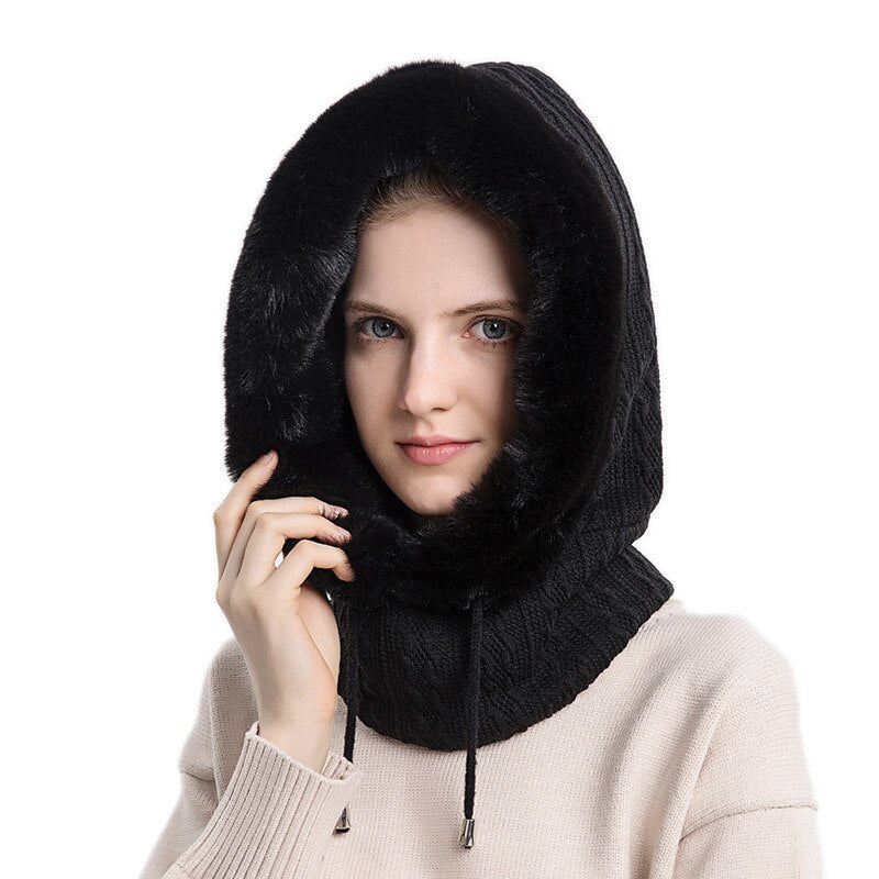 Hat - 3-in-1 Winter Fur Cap