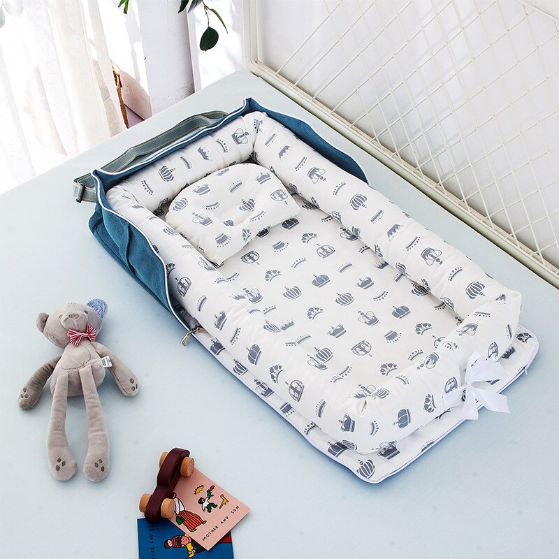 Baby Crib Cot Newborn Sleeping Nest Bedding