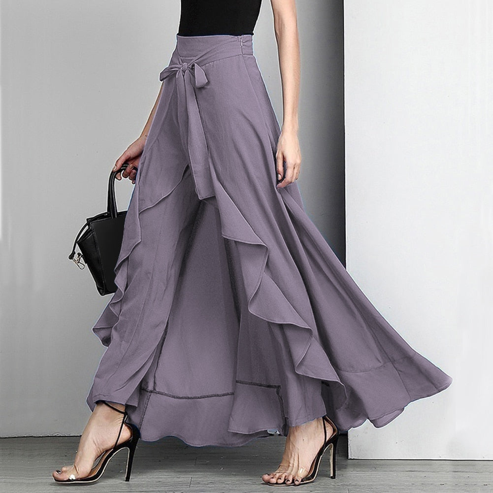 Palazzo Ruffle Pants