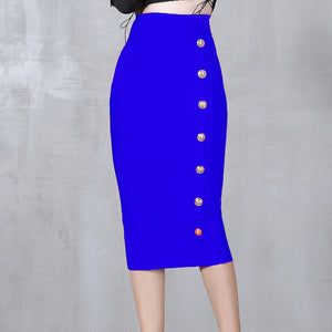 Skirt - Elegant Midi Pencil Skirt