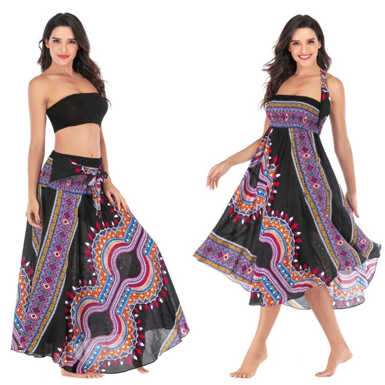 Long Hippie Bohemian Gypsy Dress