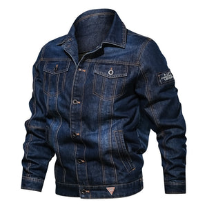 Solid Winter Denim Jacket