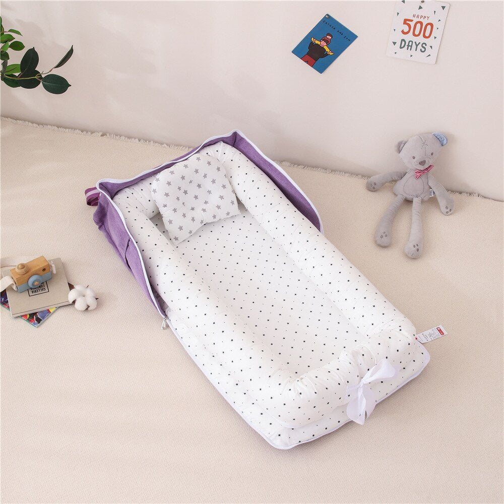 Baby Crib Cot Newborn Sleeping Nest Bedding