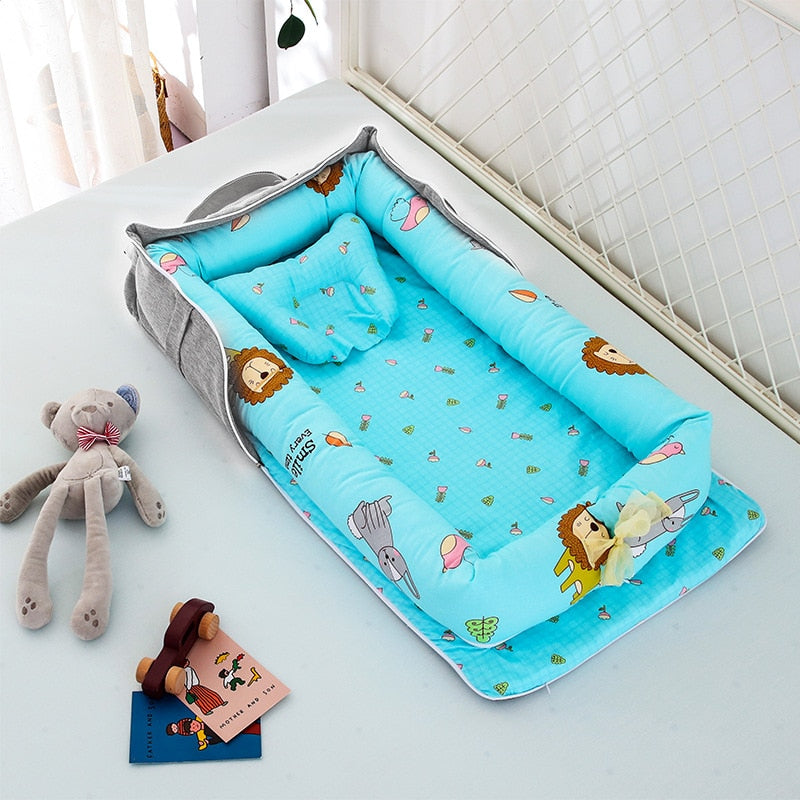 Baby Crib Cot Newborn Sleeping Nest Bedding