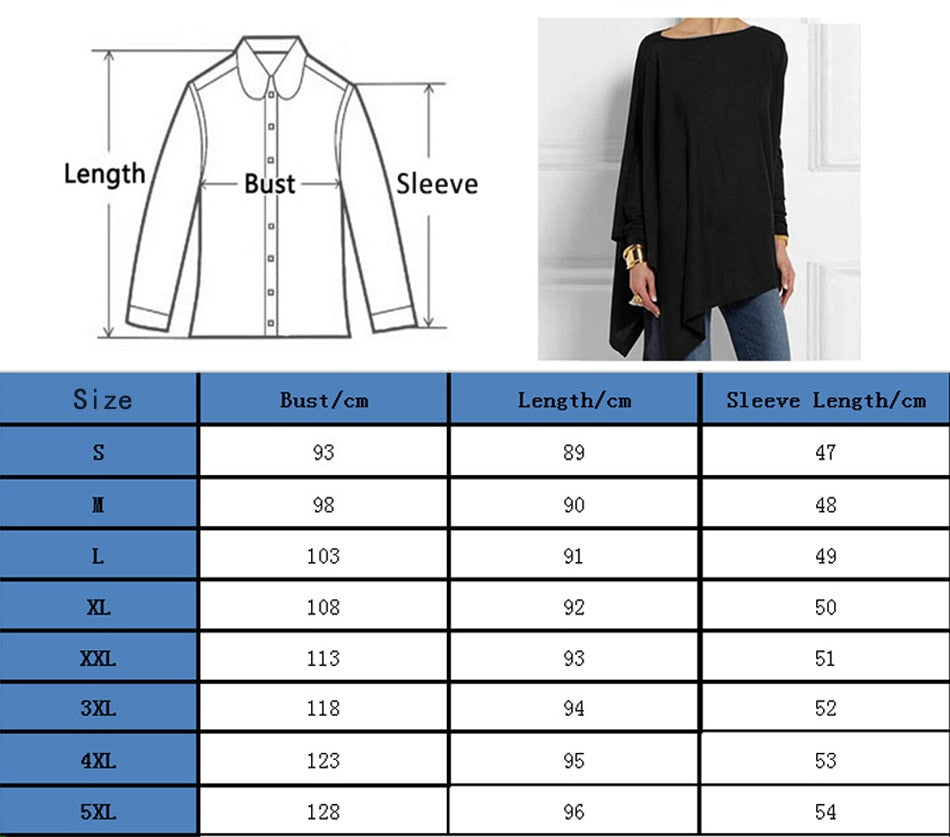 Cotton Irregular Women Blouses