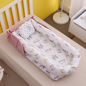 Baby Crib Cot Newborn Sleeping Nest Bedding