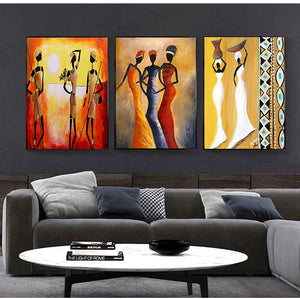 Painting - African Woman Classic Vintage Wall Art