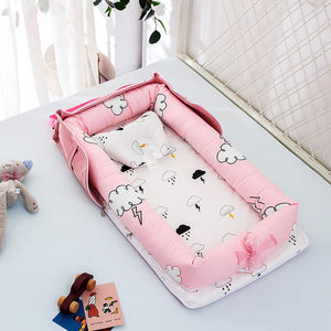 Baby Crib Cot Newborn Sleeping Nest Bedding