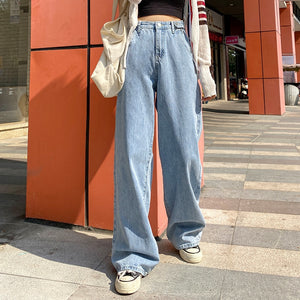 Jeans High Waist Denim Pants