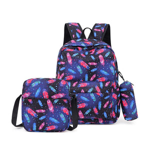 3pcs/set high school bags