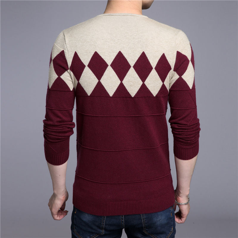 Cashmere Wool Sweater Men