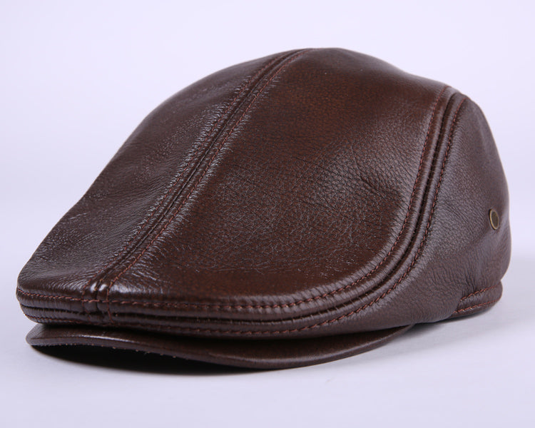 Male Genuine Leather Hat