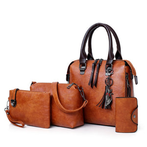 Purse - New 4pcs/Set High Quality Ladies Handbags