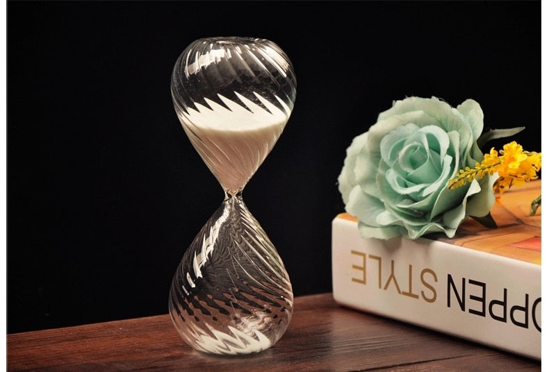 Glass Hourglass Sand Timer Clock