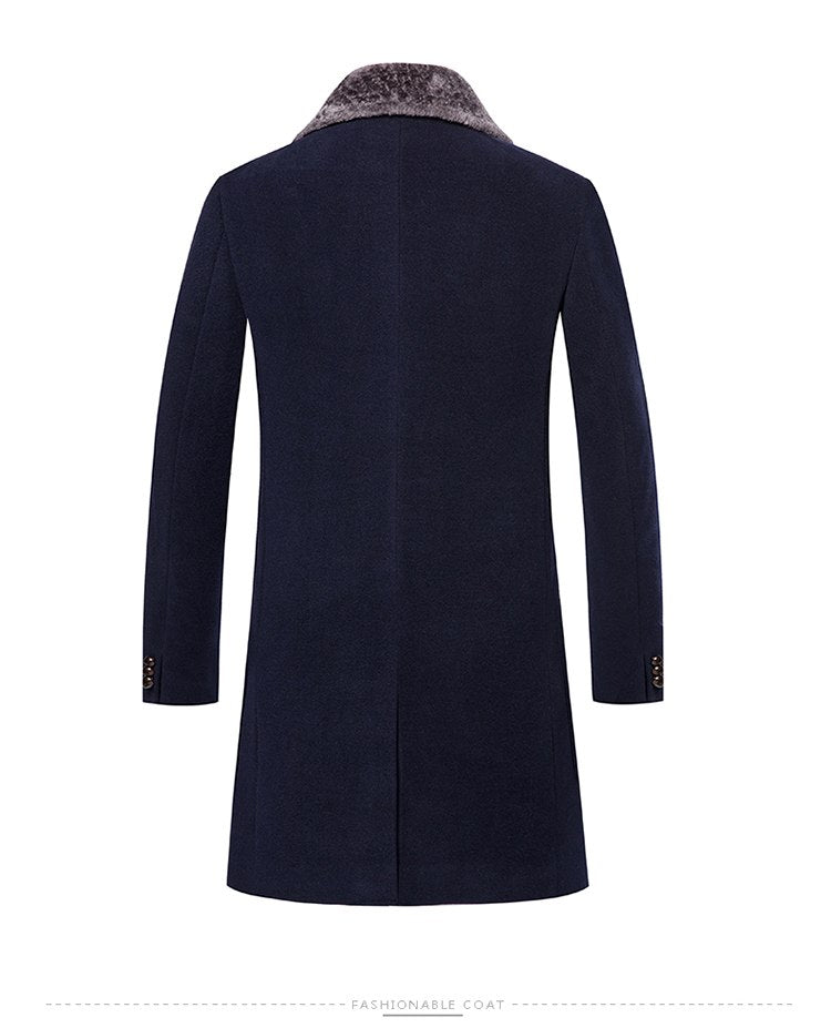 Winter Men's Long Collar Coat