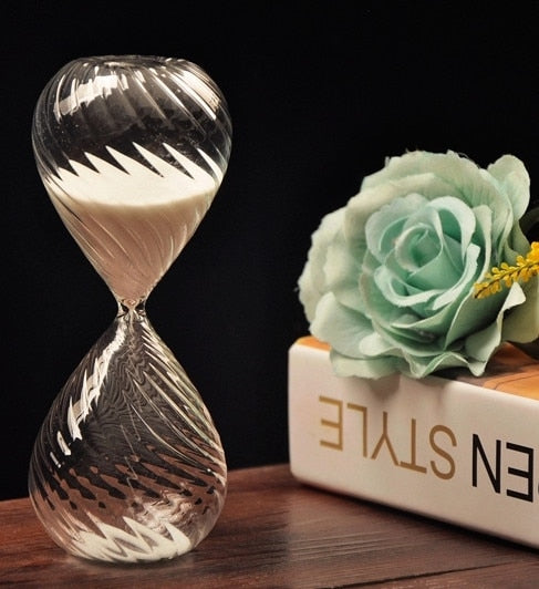 Glass Hourglass Sand Timer Clock