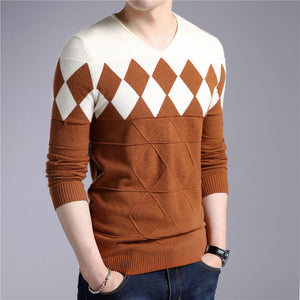 Cashmere Wool Sweater Men