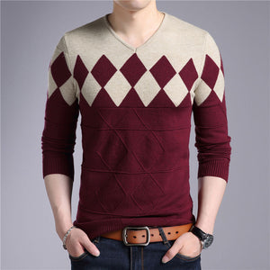 Cashmere Wool Sweater Men