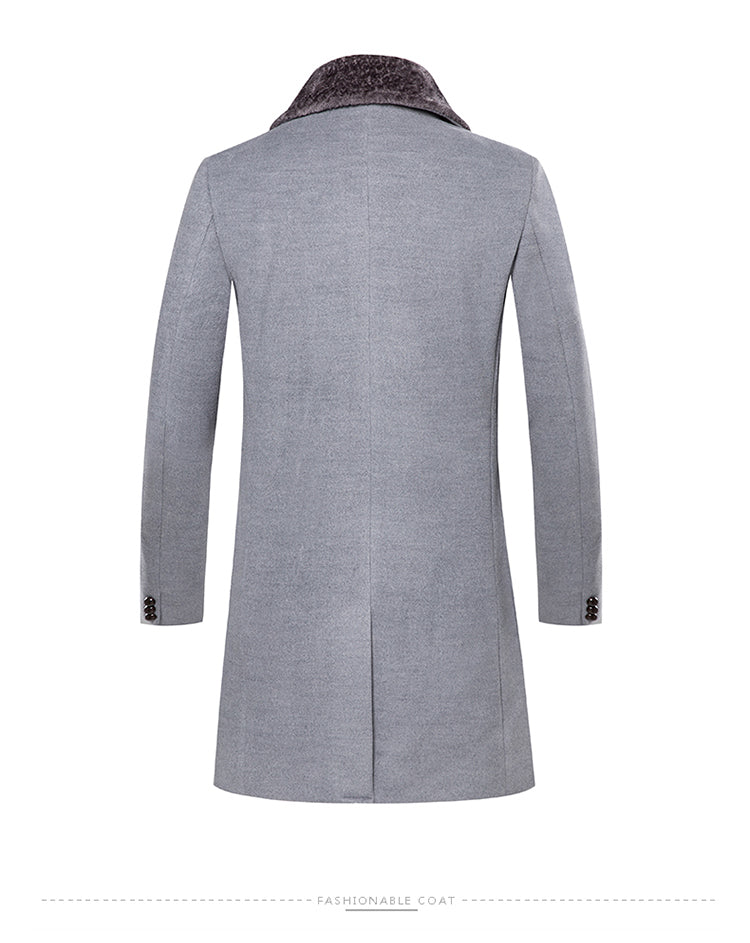 Winter Men's Long Collar Coat