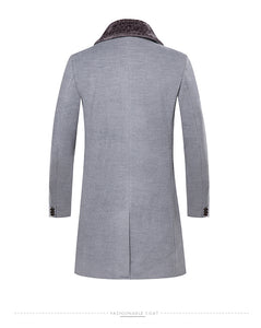 Winter Men's Long Collar Coat