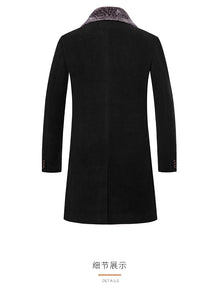 Winter Men's Long Collar Coat