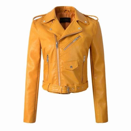 Leather Motorcycle Outerwear Jacket