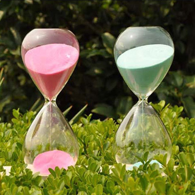 30 Minutes Transparent Glass Sand Hourglass