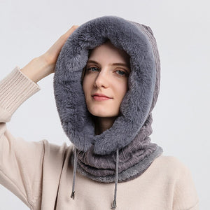 Hat - 3-in-1 Winter Fur Cap