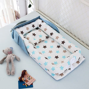 Baby Crib Cot Newborn Sleeping Nest Bedding