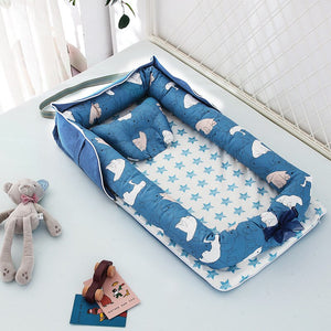 Baby Crib Cot Newborn Sleeping Nest Bedding