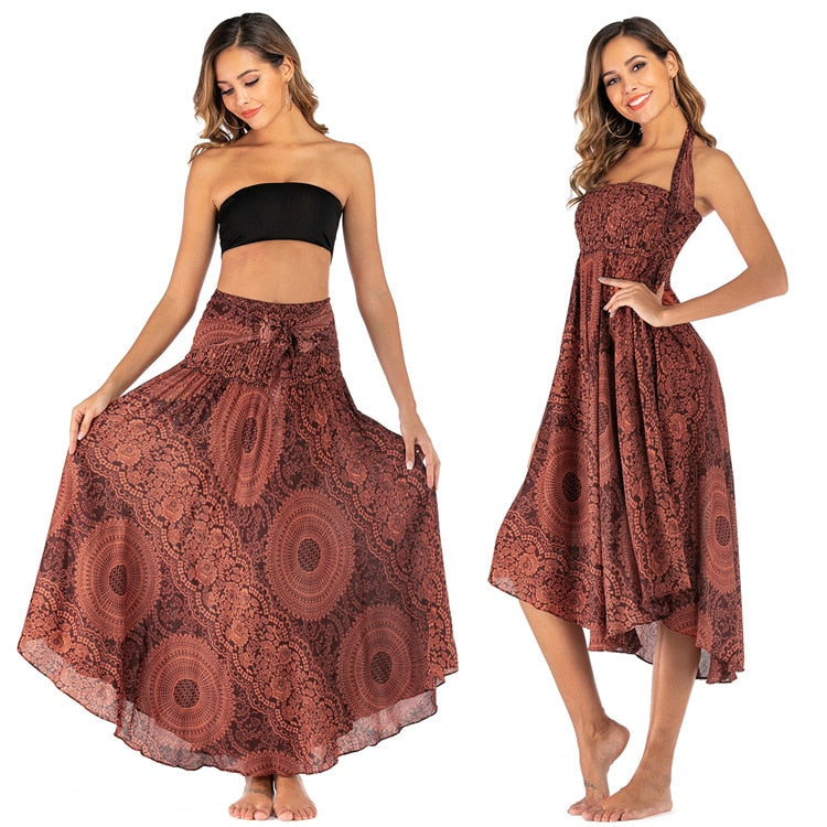 Long Hippie Bohemian Gypsy Dress