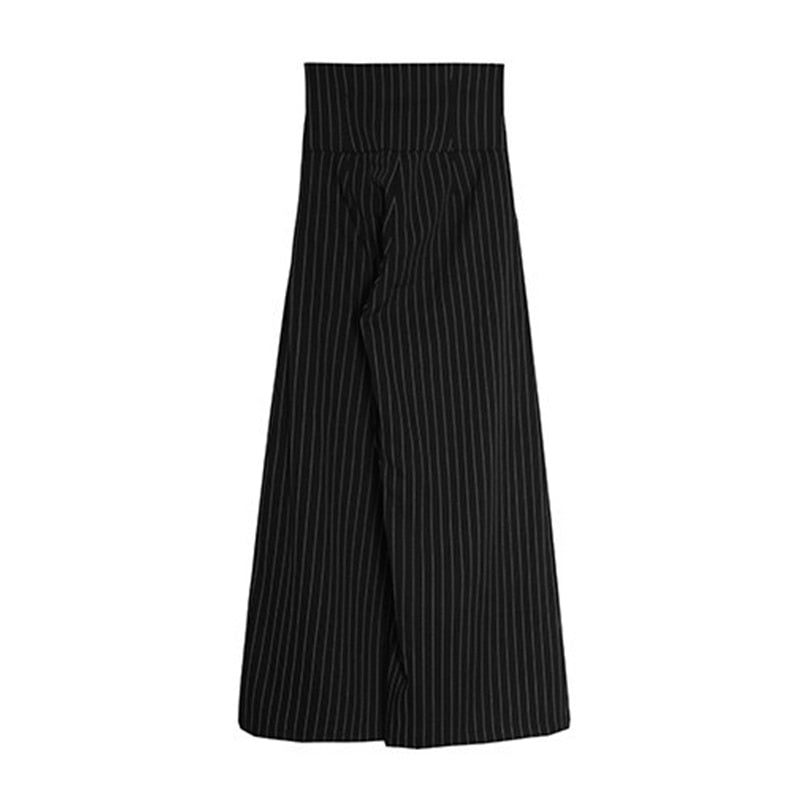 Casual Striped Wide Leg Pants