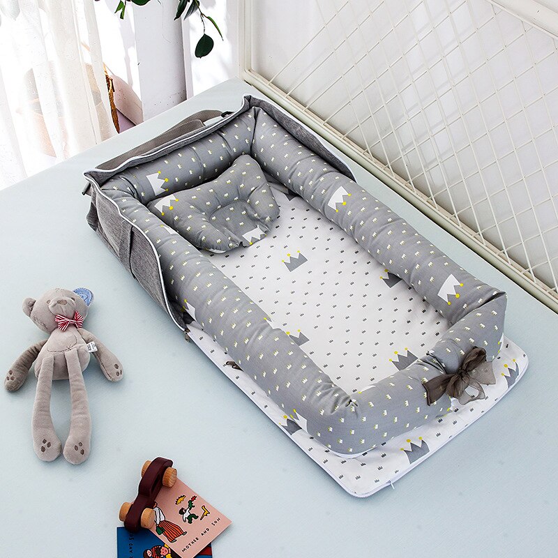 Baby Crib Cot Newborn Sleeping Nest Bedding