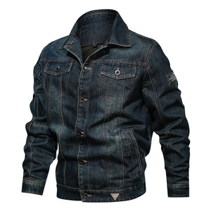 Solid Winter Denim Jacket