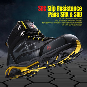 Mens Steel Toe Work Safety Shoes